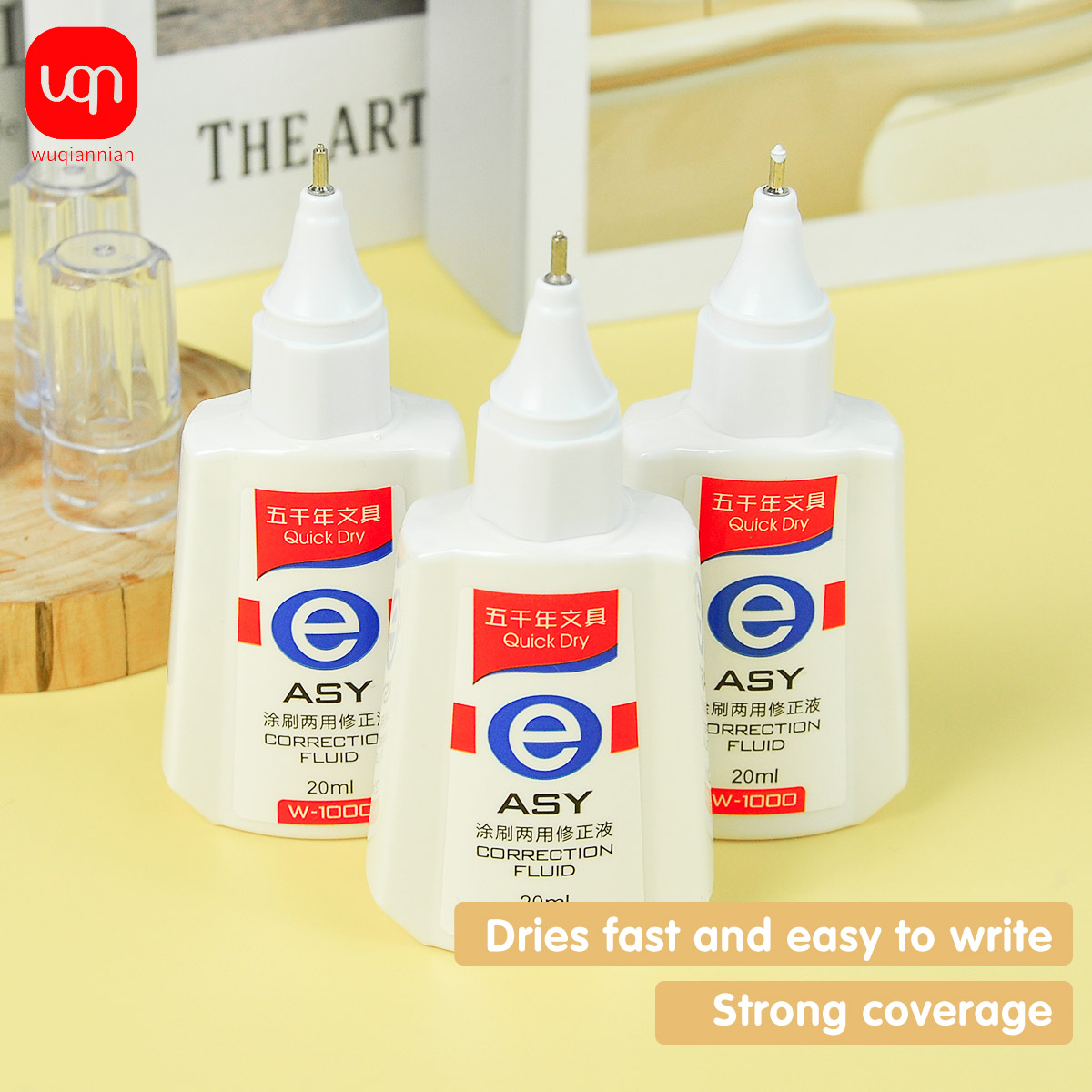 Correction Pen Fine - WQN Hızlı Kuruyan Düzeltme Sıvısı, 20ml,
