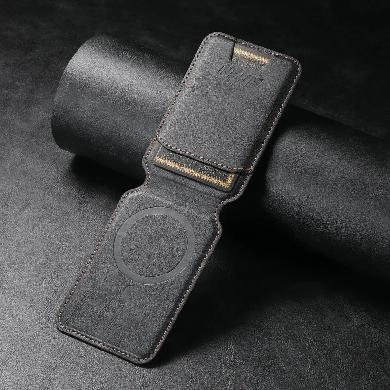 Index Card Holder - Yüksek Kaliteli İş Derisi Magsafe Manyetik