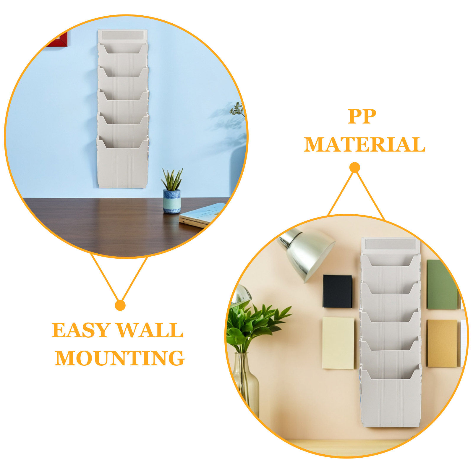 Duvara Monte Edilebilir Dosya  - Magazine Holder Rack incelemesi ve fiyatı